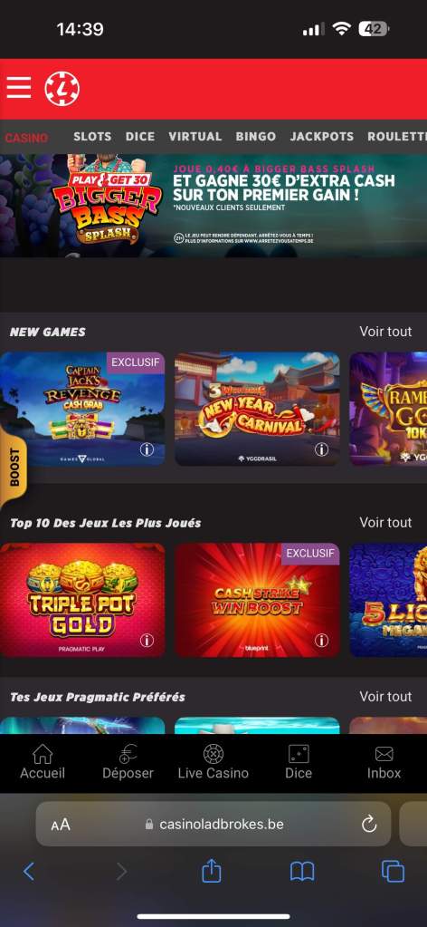 Jouer sur mobile à LadBrokes Casino. Application mobile Google Play Store et App Store.