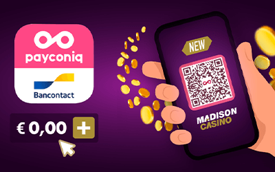 Payconiq, moyen de paiement rapide sur Madison Casino