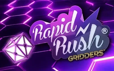 Écran de Rapid Rush Gridders avec promotion COINS x300 sur Circus Casino Belgique, gains boostés jusqu’à 25.000 €