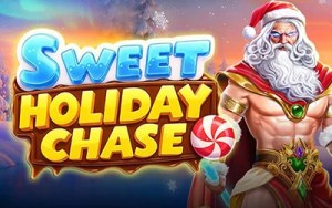 Interface de la promotion Sweet Holiday Chase sur Bwin Casino avec multiplicateurs, Prize Drops et visuel hivernal de Pragmatic Play