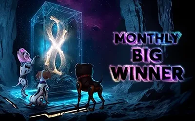 Aperçu des gagnants de décembre 2025 sur Oria.be, avec les jeux dice mis en avant.